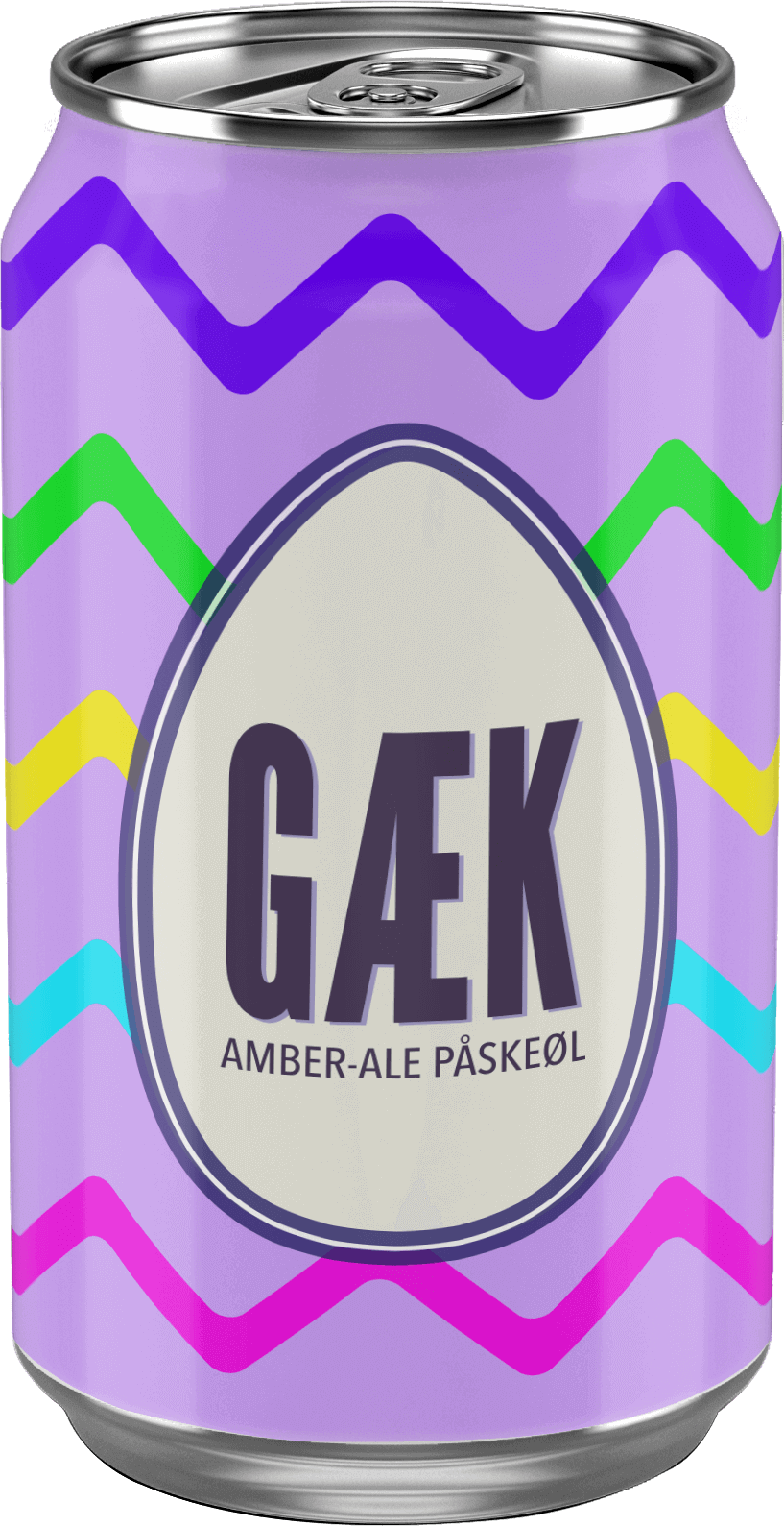 Billede af påskeøllen i det lilla design